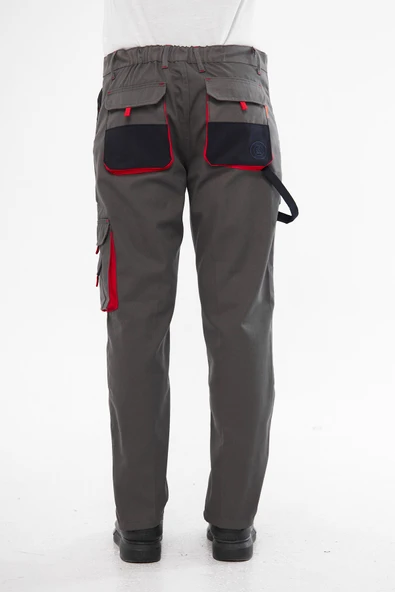 Orange Safety Gri Harman Karışımı Pantolon - Resim 3