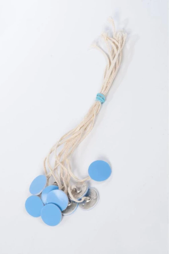 Pamuk İp Fitil No:12 + Yapışkanlı Sehpa - 20 Adet ( 15cm boy ) - Resim 3