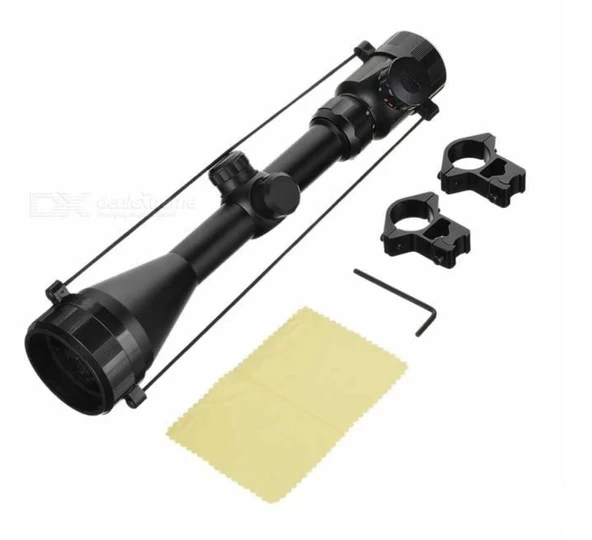 3-9x50eg Yüksek Kaliteli Çıft Işık Kırmızı,yeşil Kaynaklı Avcılık Süfer Ateşli Aletler Dürbün - 2