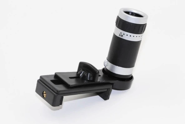 8x18 Zoom Teleskop Telefon Kamera Lensi Mini El Dürbünü