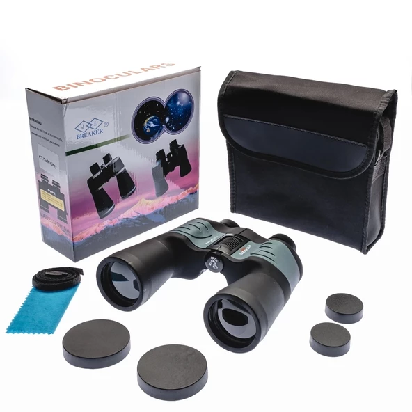 Breaker 7x50 Ct Profesyonel El Dürbünü – 1000m/56m – Gri - 3