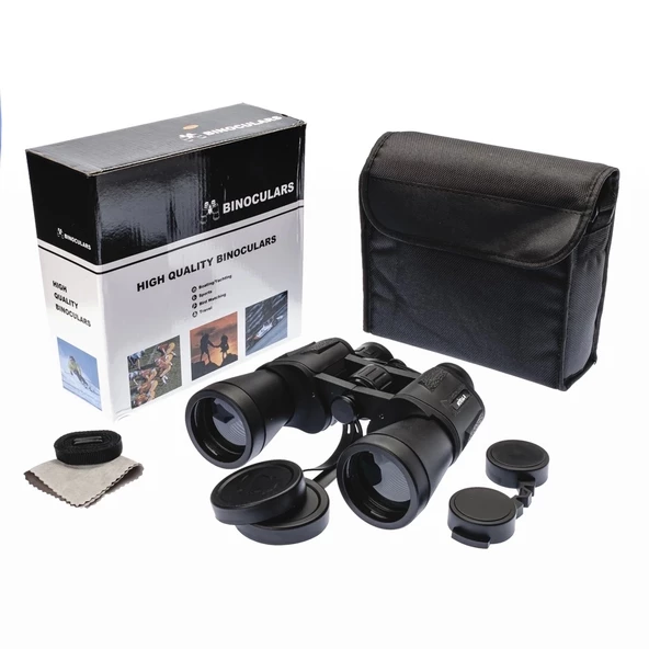 Nikula 20×50 – Geniş Ön Mercekli – 1000m/56m El Dürbünü – Siyah - 3