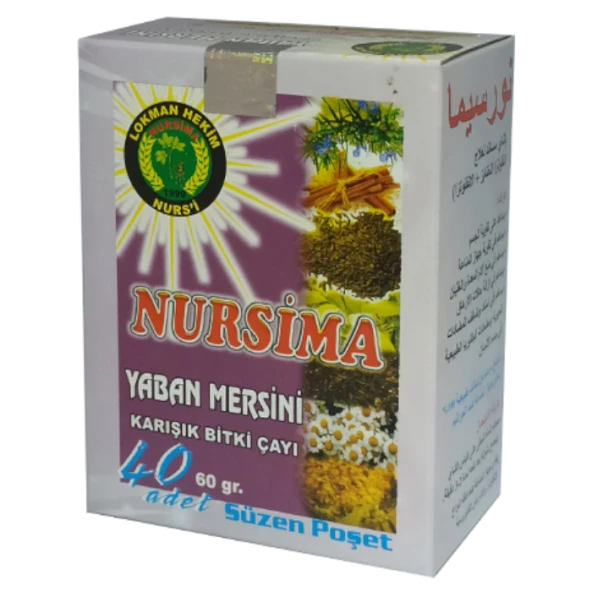 Nursima Yaban Mersini Karışık Bitki Çayı 40 lı Süzen Poşet