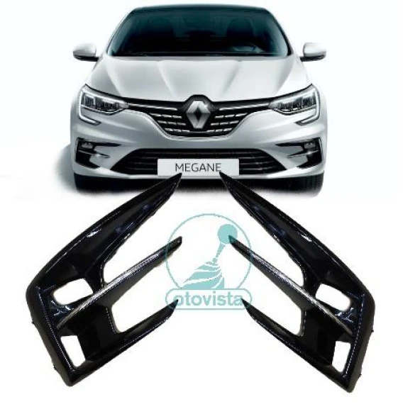 Renault Megane 4 - IV Piano Black Sis Far Çerçeve Takımı 2020-2024 (Faz 2-Orjinal)