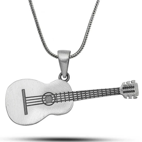 ​Lucky Life 925 Ayar Gumuss Gitar Kolye
