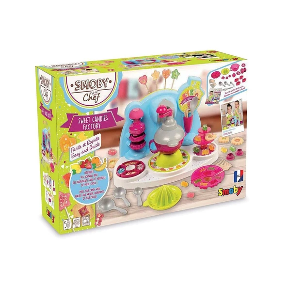 7600312111 Smoby, Chef Sweet Candies Factory - Şef'in Şeker Yapım İstasyonu / +5 yaş