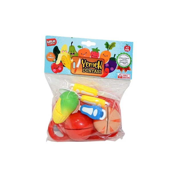 URT007-PVC-1AB Poşetli Sebze Meyve Kesme Seti - Resim 5