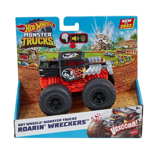HDX60 Hot Wheels Monster Trucks 1:43 Kükreyen Arabalar - 3