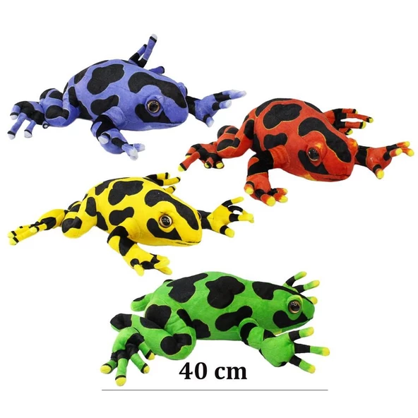 Sesli Kurbağa Peluş Oyuncak 40 cm 1 adet - 3