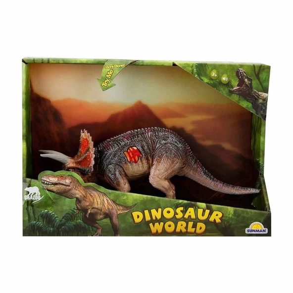 Dinosaur World Sesli Dinozorlar 23 cm - Resim 5