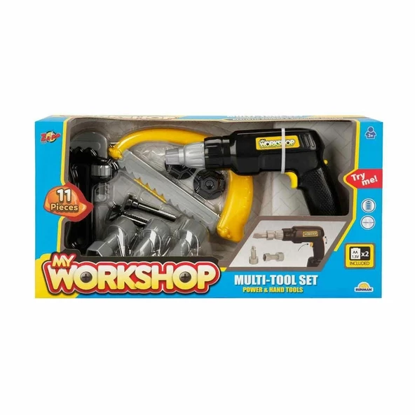 4622 Zapp Toys My Workshop Elektronik Tornavida Tamir Seti 11 Parça - OYUNCAK