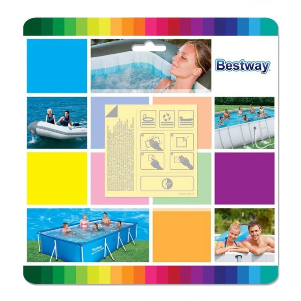 Bestway Şişme Ürünler için Tamir Yaması 6,5 x 6,5 cm 62091 - 5