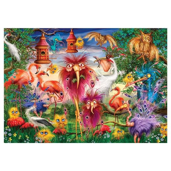 KS Ugly Birds 1000 Parça Puzzle