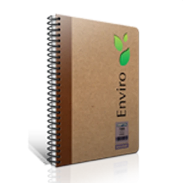 Gıpta Spiralli Defter Enviro Sert Kapak Çizgili 100 YP A4 Kraft 1791 - 2