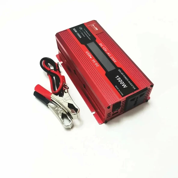 Pm-1500a 12 Volt - 1500 Watt Lcd Ekranlı Usbli Power Inverter - 3