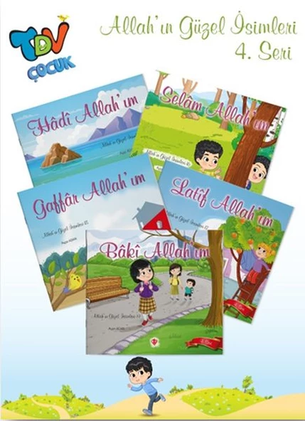 Allah ın Güzel İsimleri 4 Seri 5 Kitap Takım