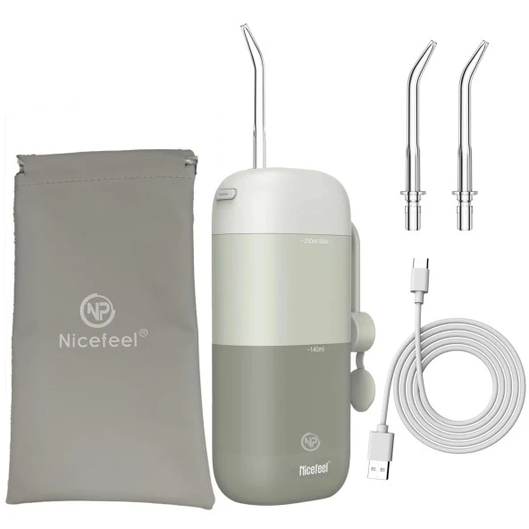 NPO Nicefeel FC5170 Mini Taşınabilir,Şarjlı,Masajlı, Diş Teli/Protez Bakım ve Profesyonel Ağız Duşu - 4