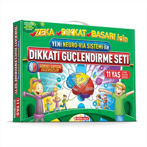 Dikkati Güçlendirme Seti - 5. Sınıf - 11 Yaş-Neuro-Via