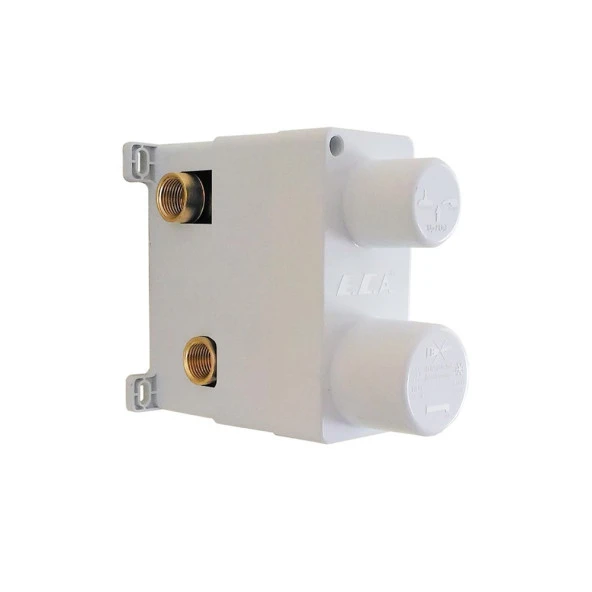 ECA Ankastre Gömme Banyo Bataryası Duş Seti  Tüm Parçalar Dahil 30x30 Başlık - Resim 3