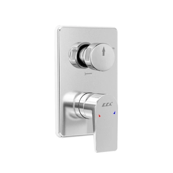 ECA Ankastre Gömme Banyo Bataryası Duş Seti  Tüm Parçalar Dahil 30x30 Başlık - Resim 9