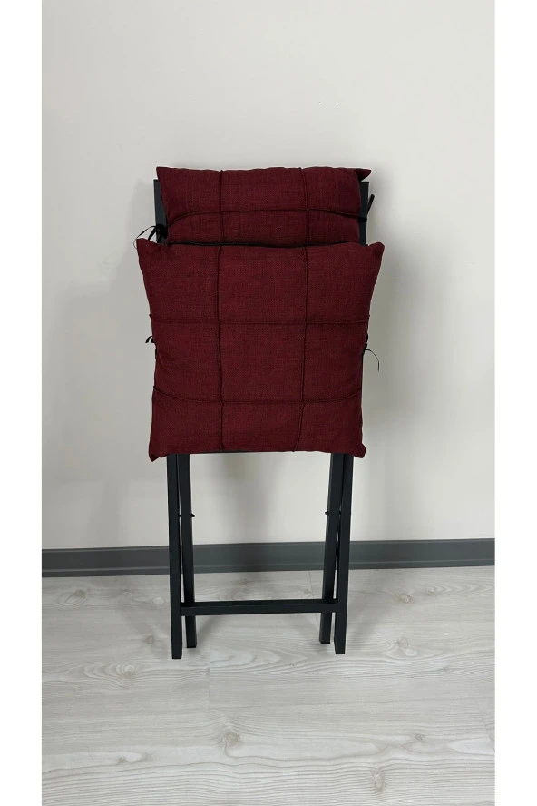 Modern Style Home Balkon Bahçe Mutfak 3'lü Bistro Set Katlanır 2 Sandalye 1 Masa - 4