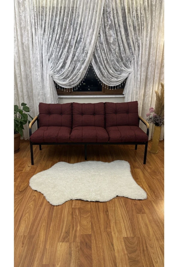 MODERN Avcılar Balkon, Bahçe, Cafe - Metal Kanepe Koltuk Takımı – 3’ Lü - 3