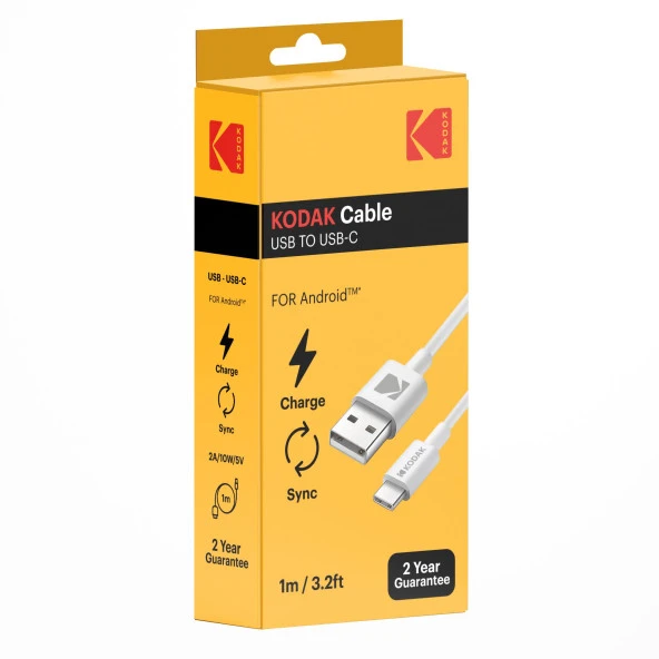 Kodak Android için USB - Type C Kablo - 1.0 Metre - 2