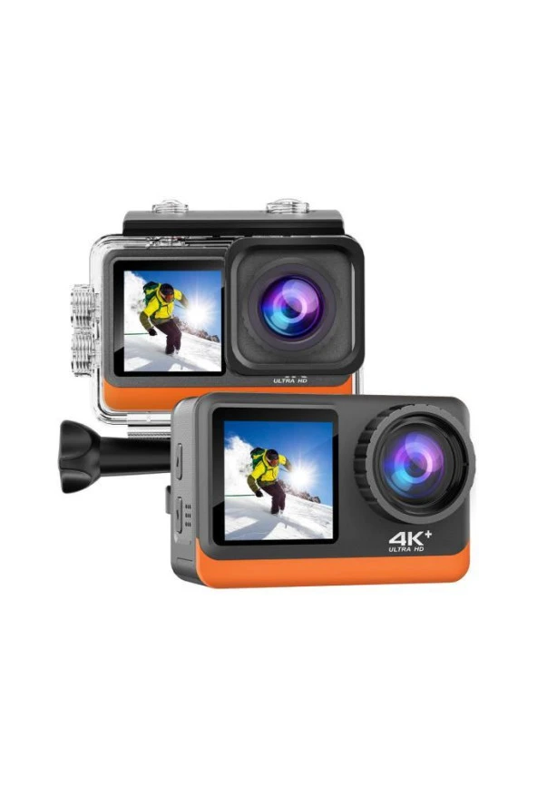 Torima Ac-03 4k Ultra Hd Wifi Su Geçirmez Aksiyon Kamerası Siyah - Resim 4