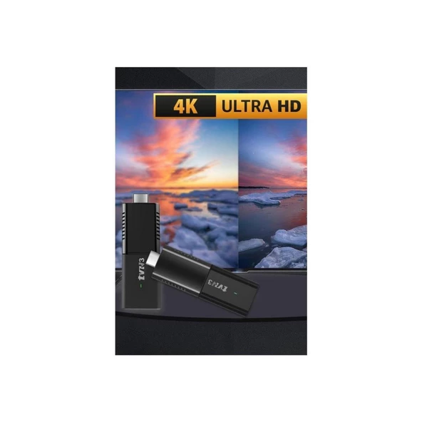 Torima Siyah Ultra Hd Android Tv Box 4k Android Tv Box Tv Stick Medya Oynatıcı Smart Tv Wifi - 3