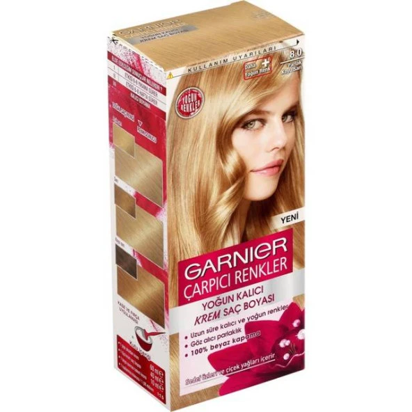 GARNIER COL.NAT CARP.RENK 8 P.KOYU SARI