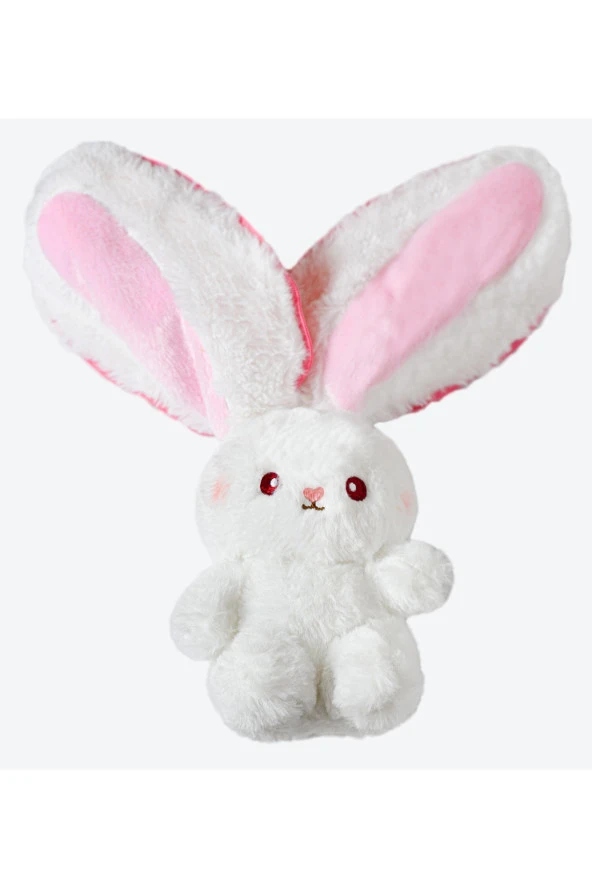 18 cm Çilek Çantalı Tavşan - Resim 2