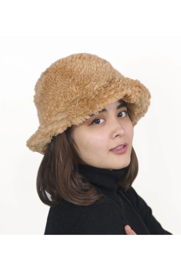 Peluş Bucket Şapka - 2