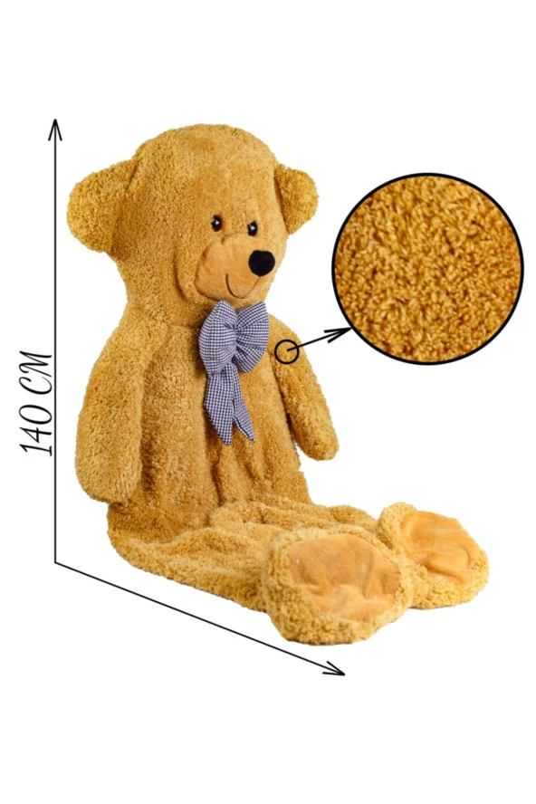 140 Cm Papyonlu Oyuncak Kılıfı ( Boş Olarak Gönderilmektedir.) - Resim 3