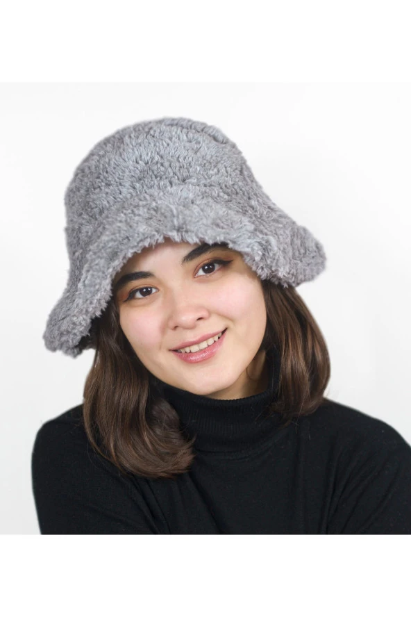 Peluş Bucket Şapka - 2