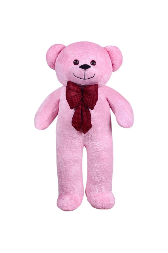120-100 Cm Papyonlu Büyük Pembe Ayıcık (%100 Yerli)