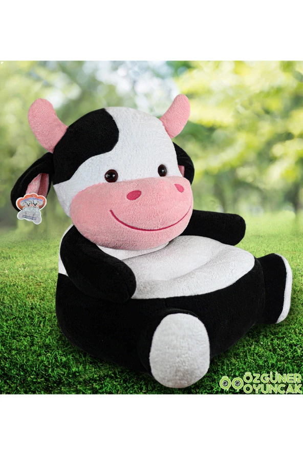 Inek Pelüş Bebek Çocuk Koltuğu - Resim 3