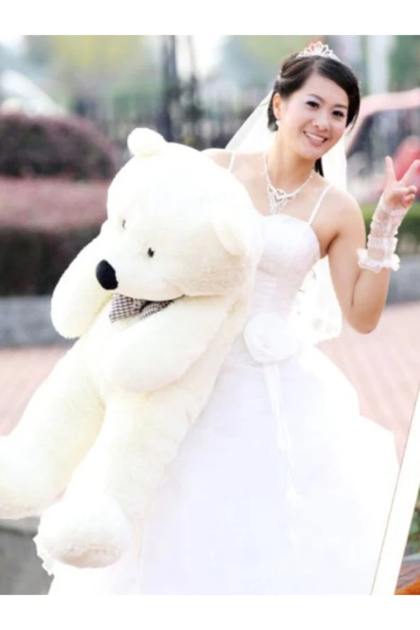 Oyuncak 100 Cm Papyonlu Ayıcık Sevgiliye Özel ürün görseli 1