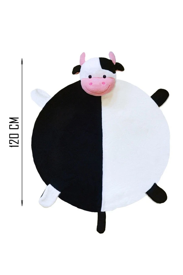 Bebek Oyun Halısı 120 Cm Inekli Oyun Matı - 3
