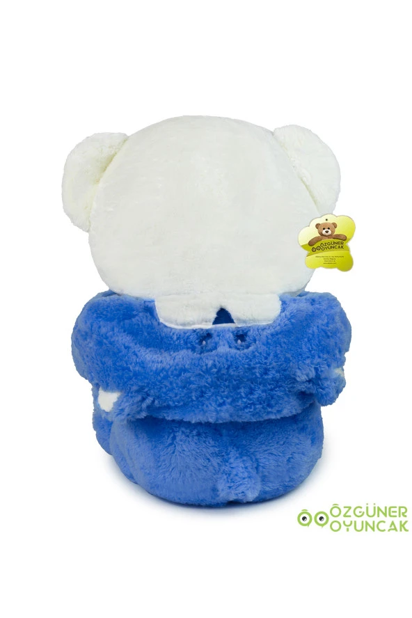 Uykumcuk Gold Kapşonlu Peluş Ayı Sevgiliye Özel 90 Cm (%100 YERLİ) - 3