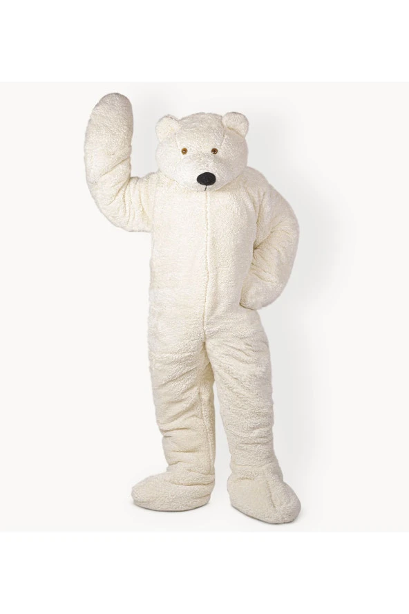 Ayıcık Kafalı Fermuarlı Uyku Tulumu - 2