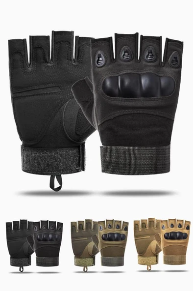 Single Sword Yarım Parmak Taktik Eldiven Bisiklet Motosiklet Outdoor Eldiven