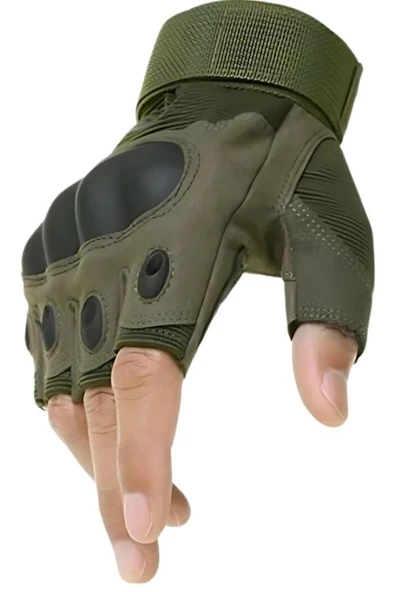 Single Sword Yarım Parmak Taktik Eldiven Bisiklet Motosiklet Outdoor Eldiven - 10
