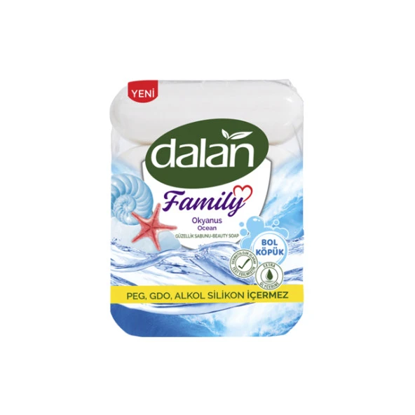 DALAN FAMILY GUZELLIK SABUNU 4X75 GR OKYANUS