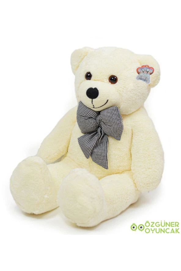 80 Cm Rengarenk Papyonlu Ayıcık (%100 Yerli) - 2