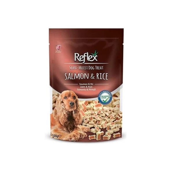 Reflex Semi-Moist Somonlu Pirinçli Köpek Ödülü 150gr