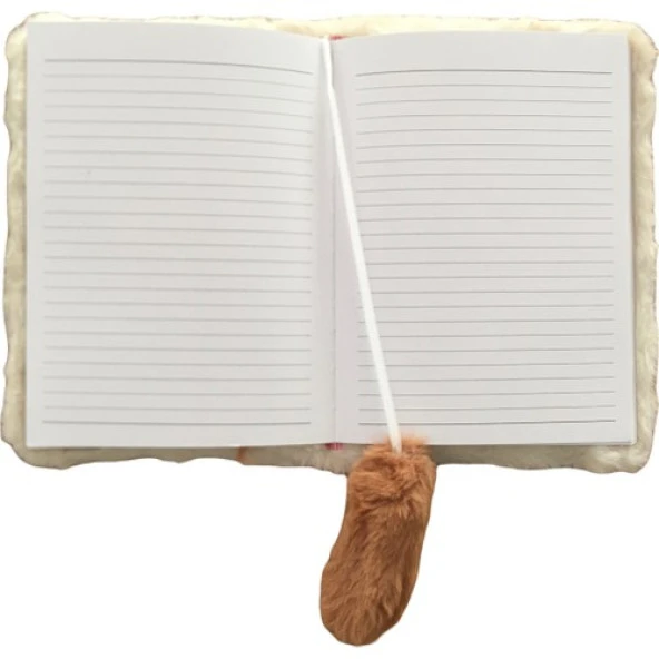 Peluş Hatıra Defteri Pn-336 Beyaz - 2