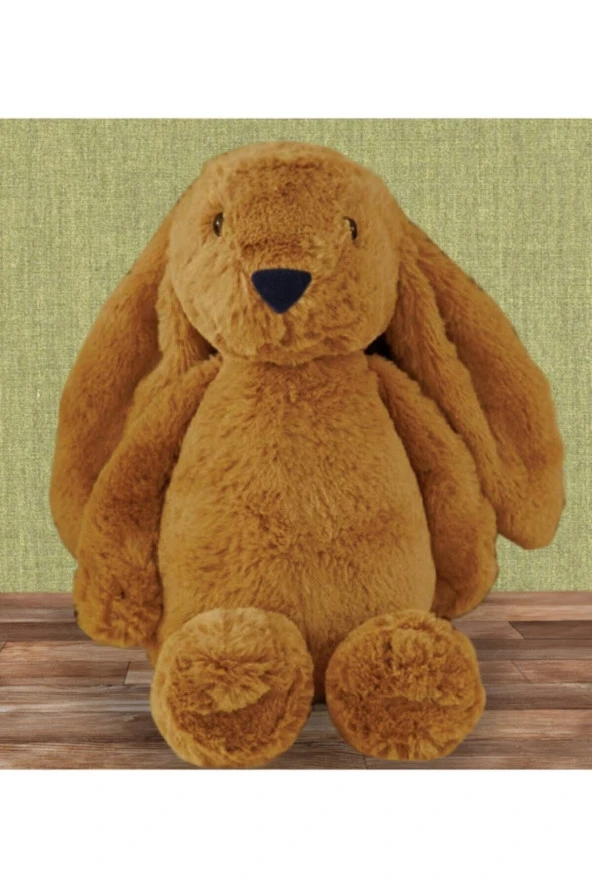 Uyku Arkadaşım Tavşan 45 Cm Peluş Tavşan Kahverengi - Resim 2