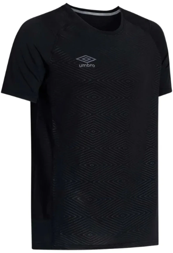 Umbro Bisiklet Yaka Spor T-shirt TF0167 Siyah