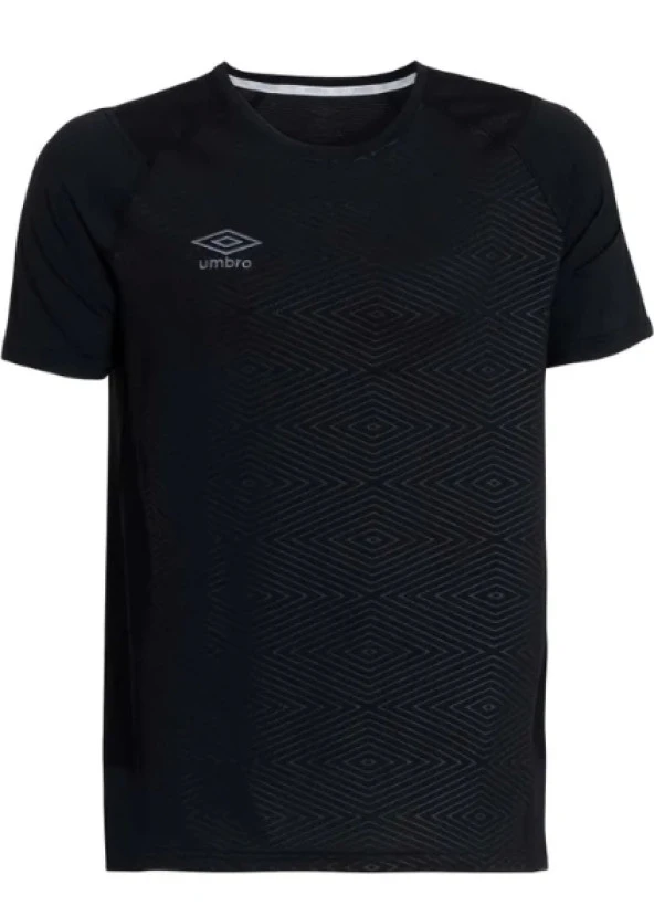 Umbro Bisiklet Yaka Spor T-shirt TF0167 Siyah - 2