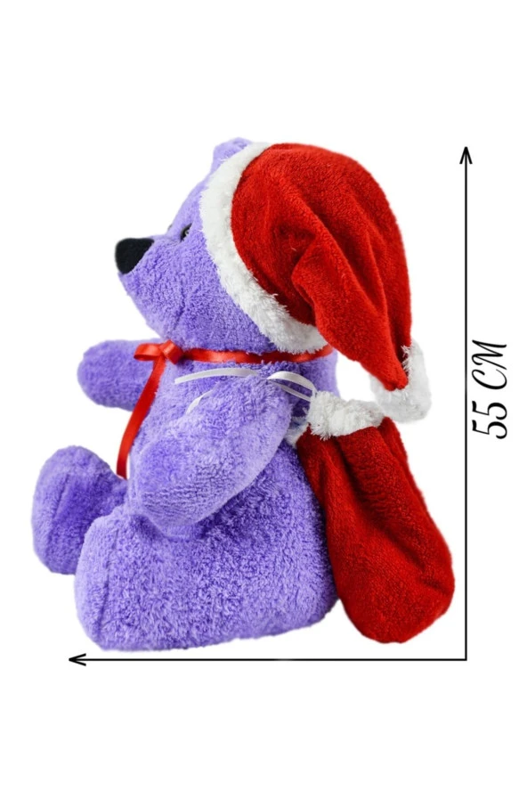 55 Cm Noel Baba Ayıcığı (%100 Yerli) - 3